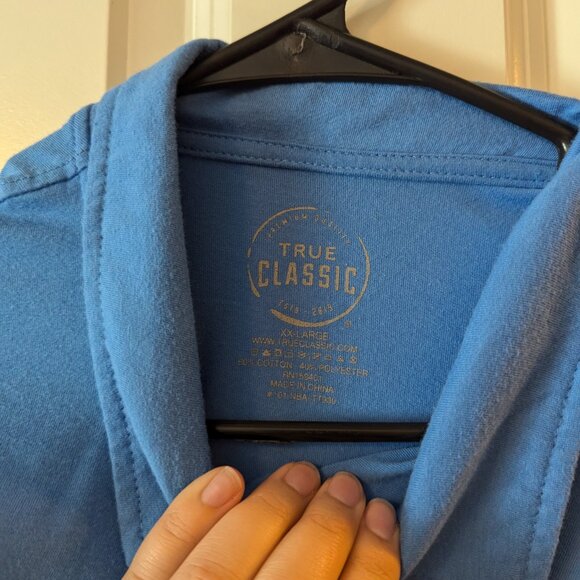 Light Blue Polo Men's True Classic - Picture 2 of 2